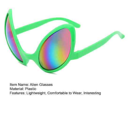 Okulary Cosplay Zabawne Wygodne do Noszenia Przebieranki Plastikowe Halloween Party Dorośli Dzieci Okulary Obcych do Klubu