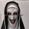 Halloween Scary Nun Latex Mask and Headdress