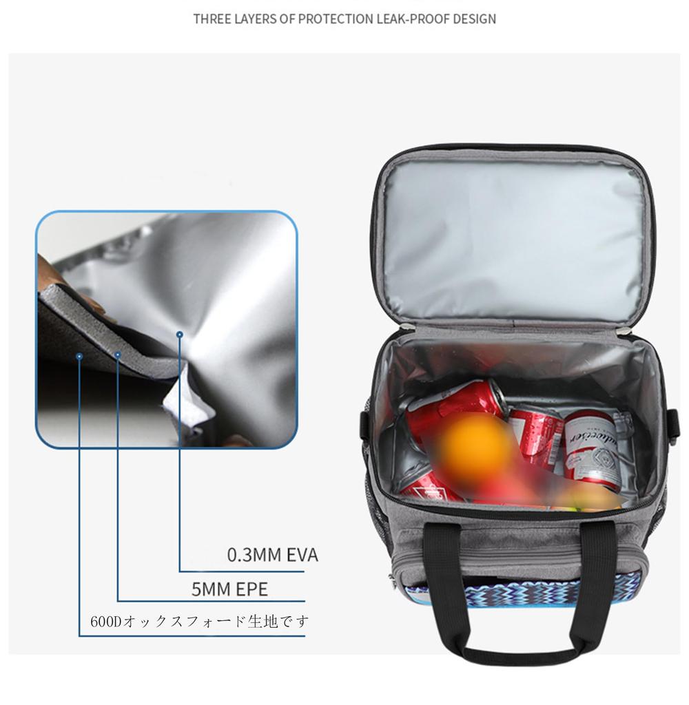 UMJCWELL 25L Large Capacity Thick Insulated Soft Insulated Lunch Foldable Perfect for Sports Cherry Blossom Club and Obon Festivals Cooler, Design,