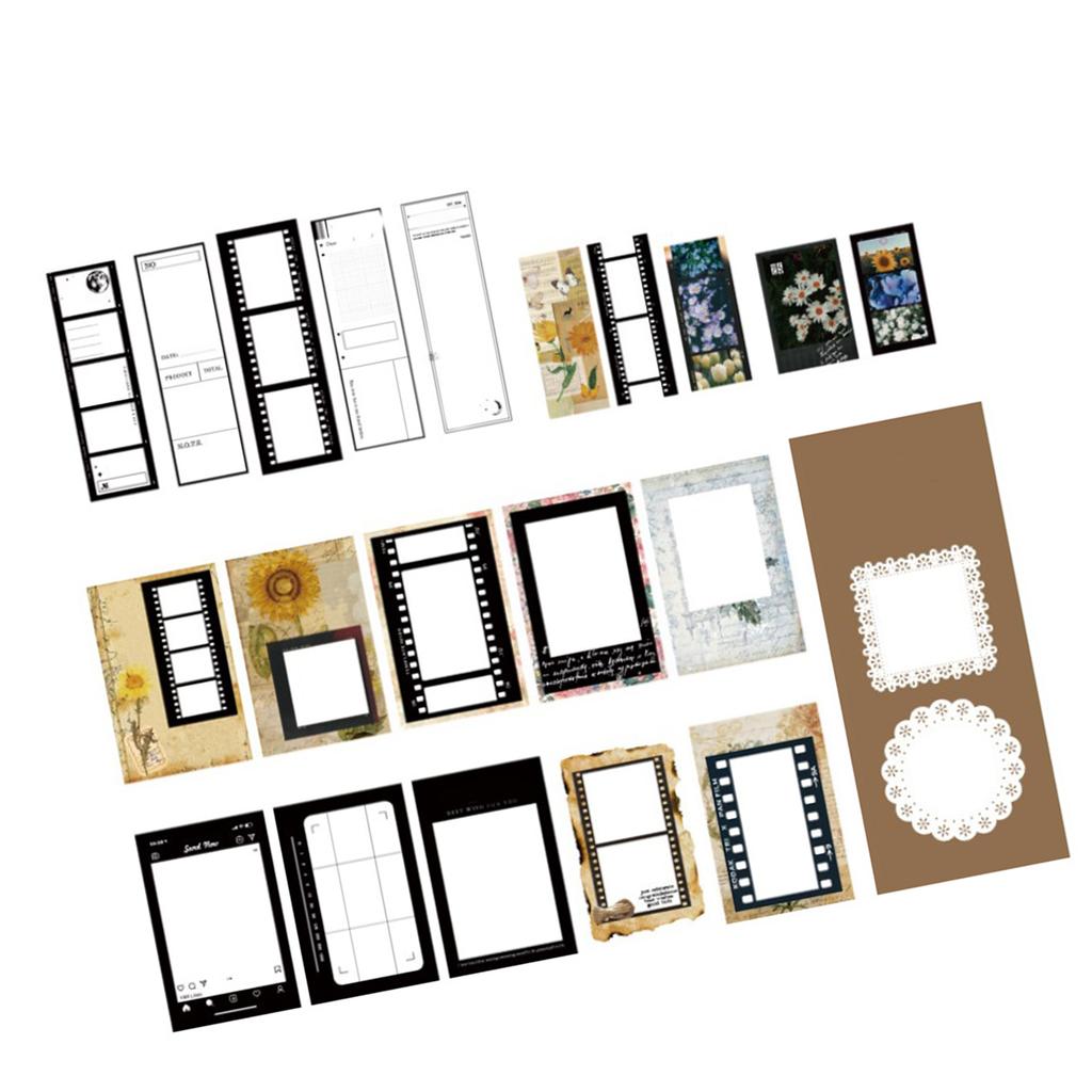 85 Sheets Scrapbook Stickers Retro Self Adhesive Different Patterns Vintage Stickers for Journaling Scrapbook