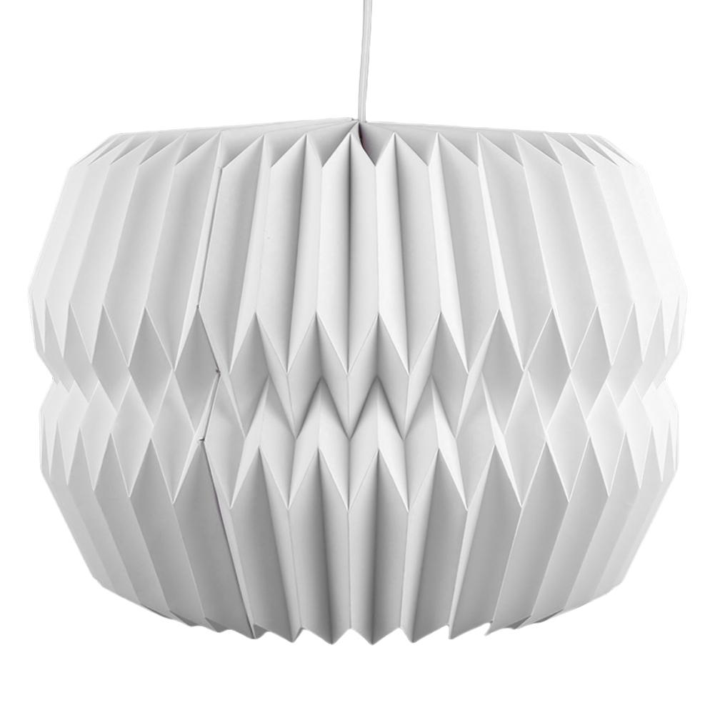 Paper Lamp Shade Pleated Lamp Shade DIY Hanging Light Shade Decorative Ball Shaped Lamp Cover for Wedding Birthday Party