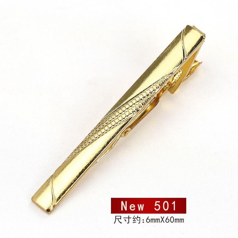 Business Versatile Men'S Dress Gold Tie Clip Marriage Men'S And Women'S Pin Korean Version Security Laveclip Fashion Laveclip
