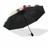 1pc Sturdy 8-Bone Auto Umbrella, Giant panda Umbrella, Digital Printed, Foldable Umbrella for On-the-Go Outdoor Use