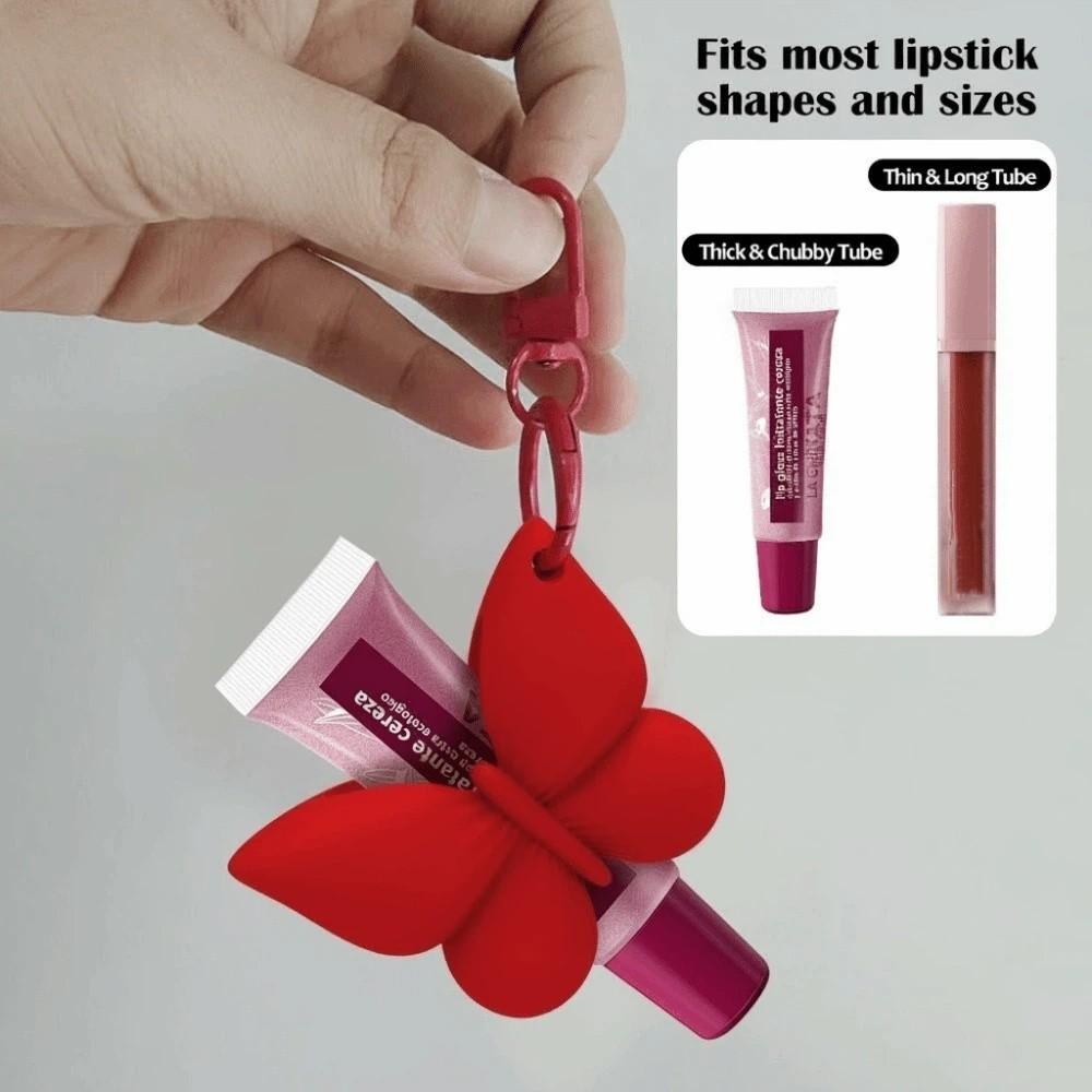Aufsteckbares Design Silikon Lippenstift-Halter Organizer Make-up-Zubehörhalter Kosmetiktasche