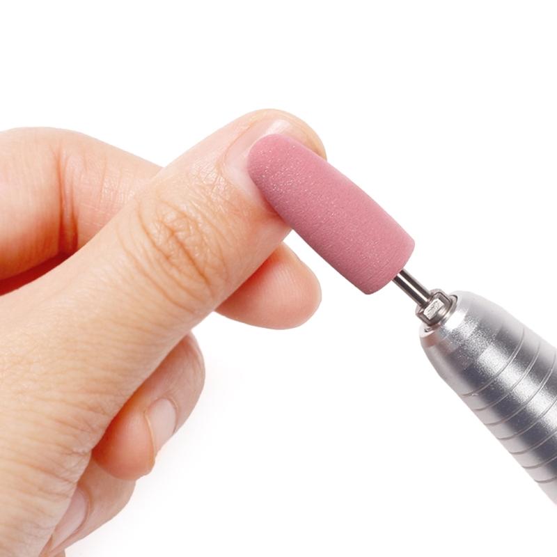 5pcs Silicone Nail Drill Bit Accessories Practical Nail Grinding Heads For Removing Flaws And Achieving Smooth Nail Art