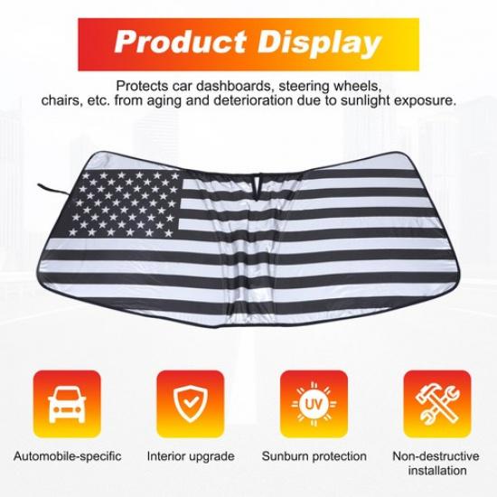 Car Sun Shade Windshield Window Sunshade Cover For Toyota Tundra/Sequoia -24
