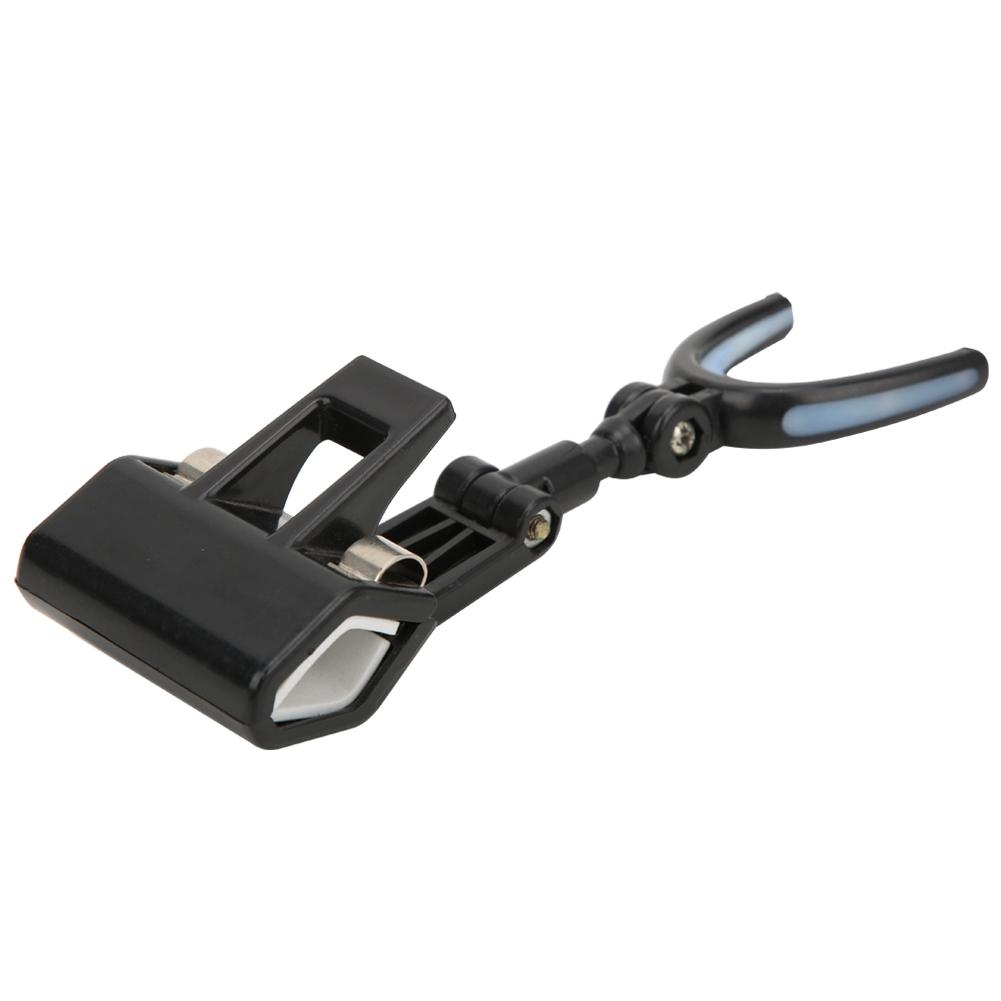 Plastic Portable Luminous Head 360 degrees Rotating Fishing Rod Bracket Holder Back Hanging Stand