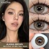 EYESHARE Natural Brown Contact Lenses for Eyes 1 Pair Gray Pupils Korean Soft Lenses New ALASKA Series Lens Contacts