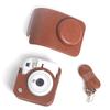 1Pc For Instax Mini 12 Case Camera Bag Pu Leather Cover Bag Camera Case For Instax Mini 12 Camera Bag With Shoulder Strap