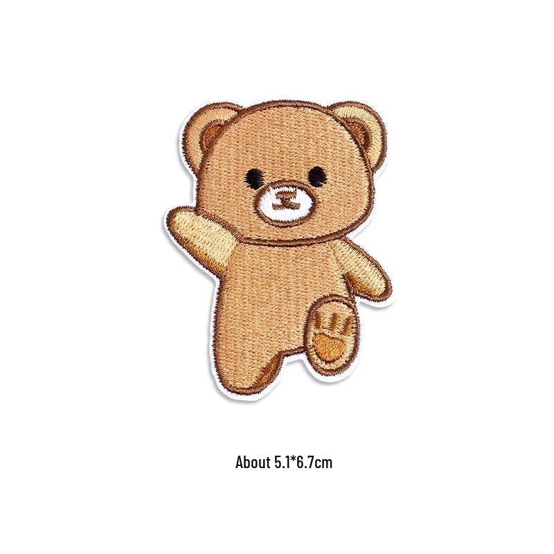 Självhäftande broderad dunjacka patch för tvättbar, spårlös klädreparation