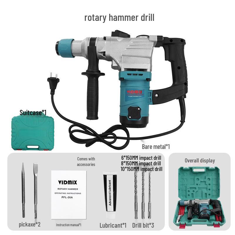 Multifunctional 3-in-1 Electric Drill: Lightweight Hammer & Impact Dual-Use