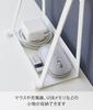 Yamazaki Tower Laptop Tablet X X H10cm Model 1626 Two-Way & Stand, White, W21.3 D26.5 (Horizontal),
