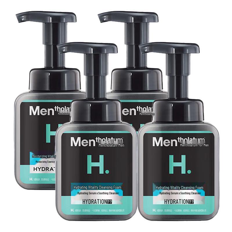 

Mentholatum Men s Hydrating Foaming Facial Cleanser 4x150ml