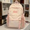 School bag for girls, Japanese style new fresh and sweet bow backpack, casual lightweight backpack for middle and high school students