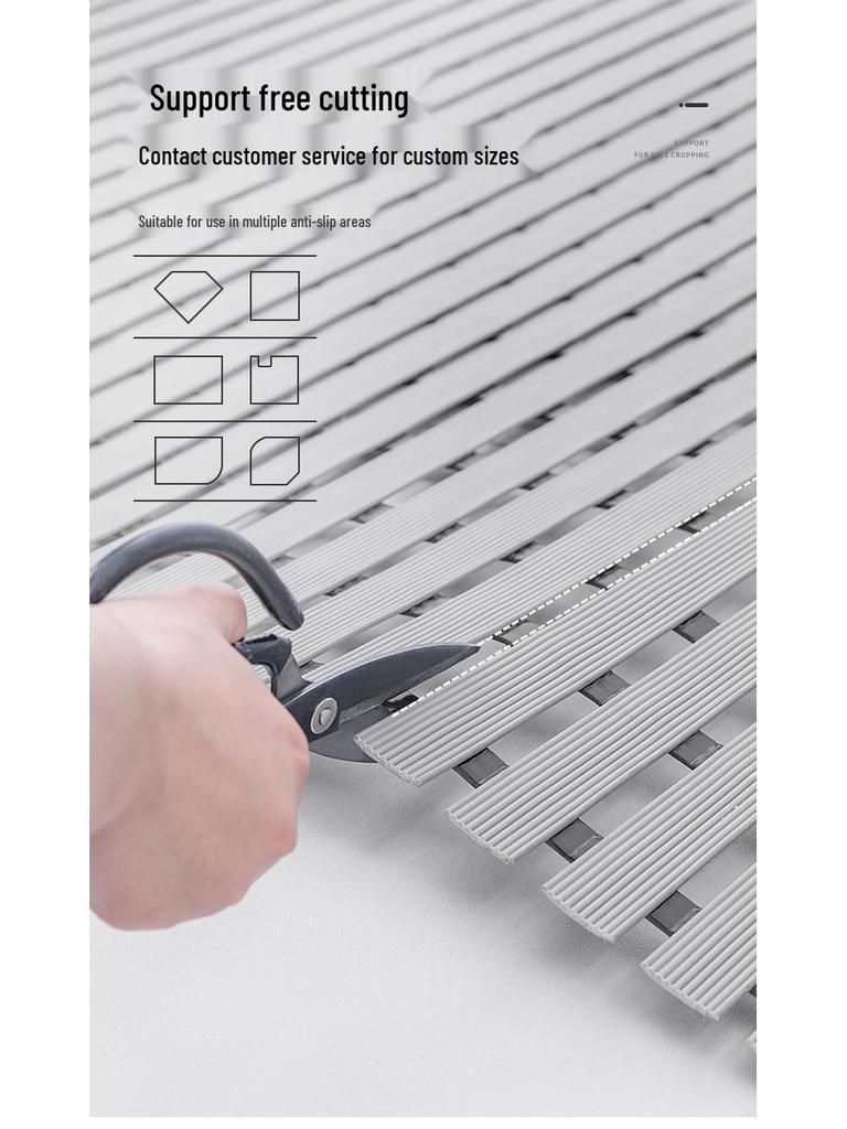 Cross-Border Non-Slip Bathroom Mat for Toilet, Shower, and Bathtub