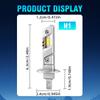 H1 Mini LED Headlight Bulb Wireless 120W 3570 CSP for Car Headlamp Auto Diode Lamps  Led 12V 6500K