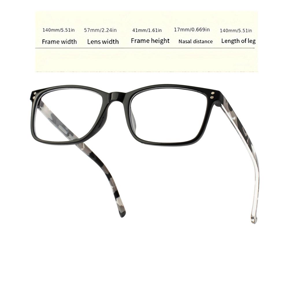 2PCS Vintage Reading Glasses Lightweight Anti Eyestrain Fashion Computer Presbyopic Glasses For Women Men