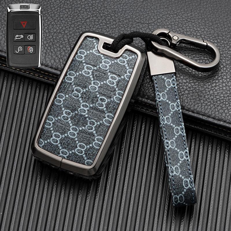 Compatible Key Case for Land Rover Models: Range Rover Evoque, Defender, Sport, Velar, and Discovery New Energy.