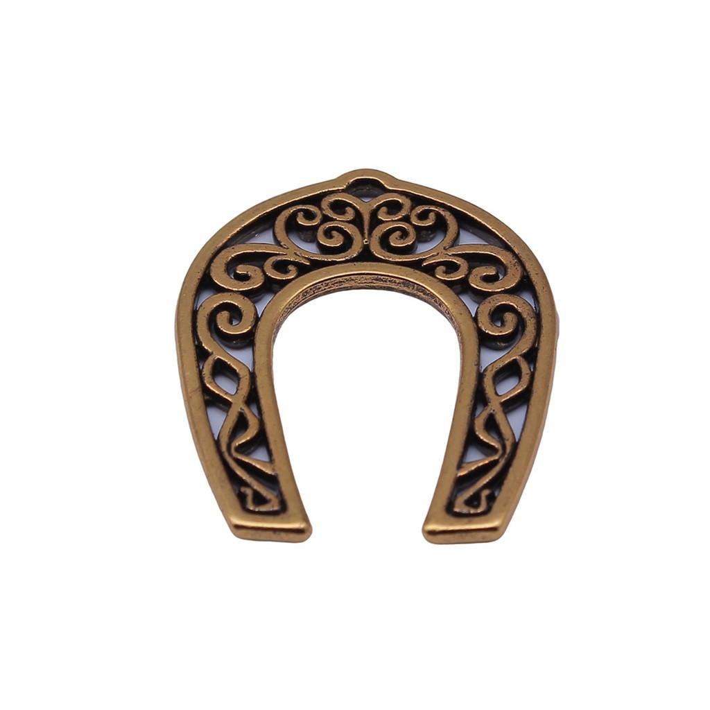 Vintage Horseshoe Charms Alloy Metal Pendants For DIY Jewelry Lucky Themed Accessories