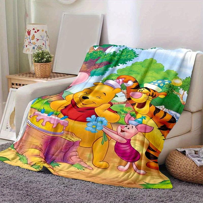 

1pc. Cartoon Winnie The Pooh Tiger Piglet Blanket, Seasonal Home Decorative Throw for All Seasons, Cute Gift Idea for friends,Soft Flannel T 100x150cm