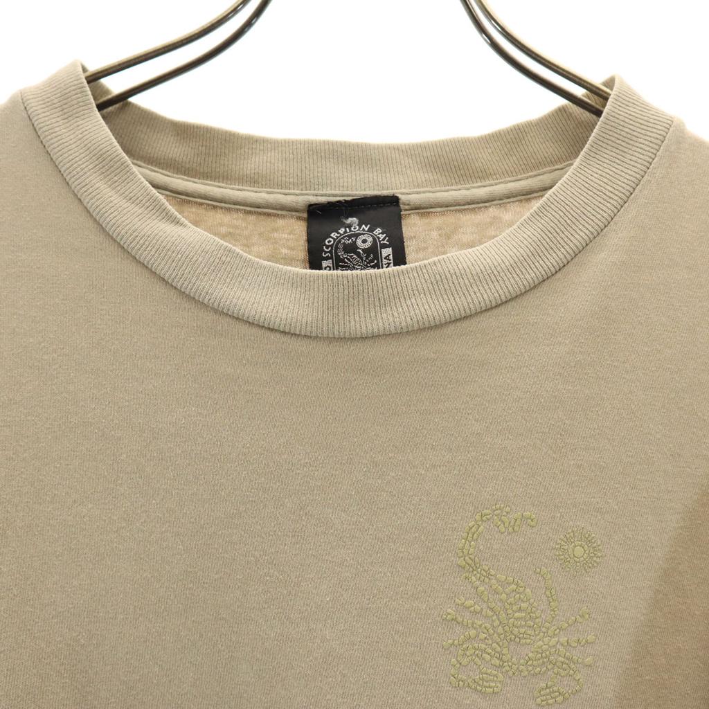SCORPION BAY 90s Made in USA Old Short sleeve T-shirt beige Scorpion Men's Used