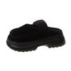 Fashion Flats Women Cotton Slippers Fur Winter Warm Mules Shoes Fashion Cozy Woman Botas 2025 New Short Plush Casual Zapatos De Mujer