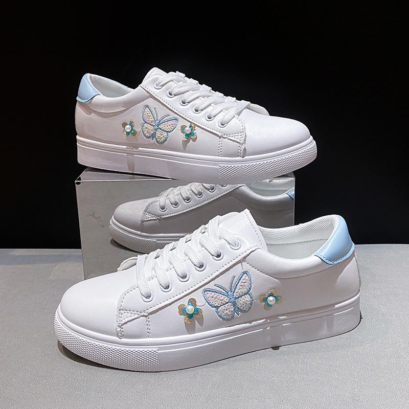 Autumn new thick-soled heightening with wide-leg pants shoes chic sneakers