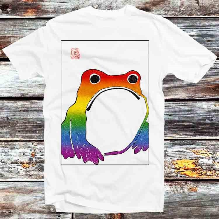

Unimpressed Rainbow Frog Limited Edition Matsumoto Hoji Japanese T Shirt B1388 4XL