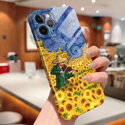 Fashion Hard Phone Case for iPhone 14 13 Mini 12 Pro Max 7 8 SE XR Samsung Galaxy S23 S22 A53 A04S M11 Ultra Slim Shockproof Cover Cases Coque