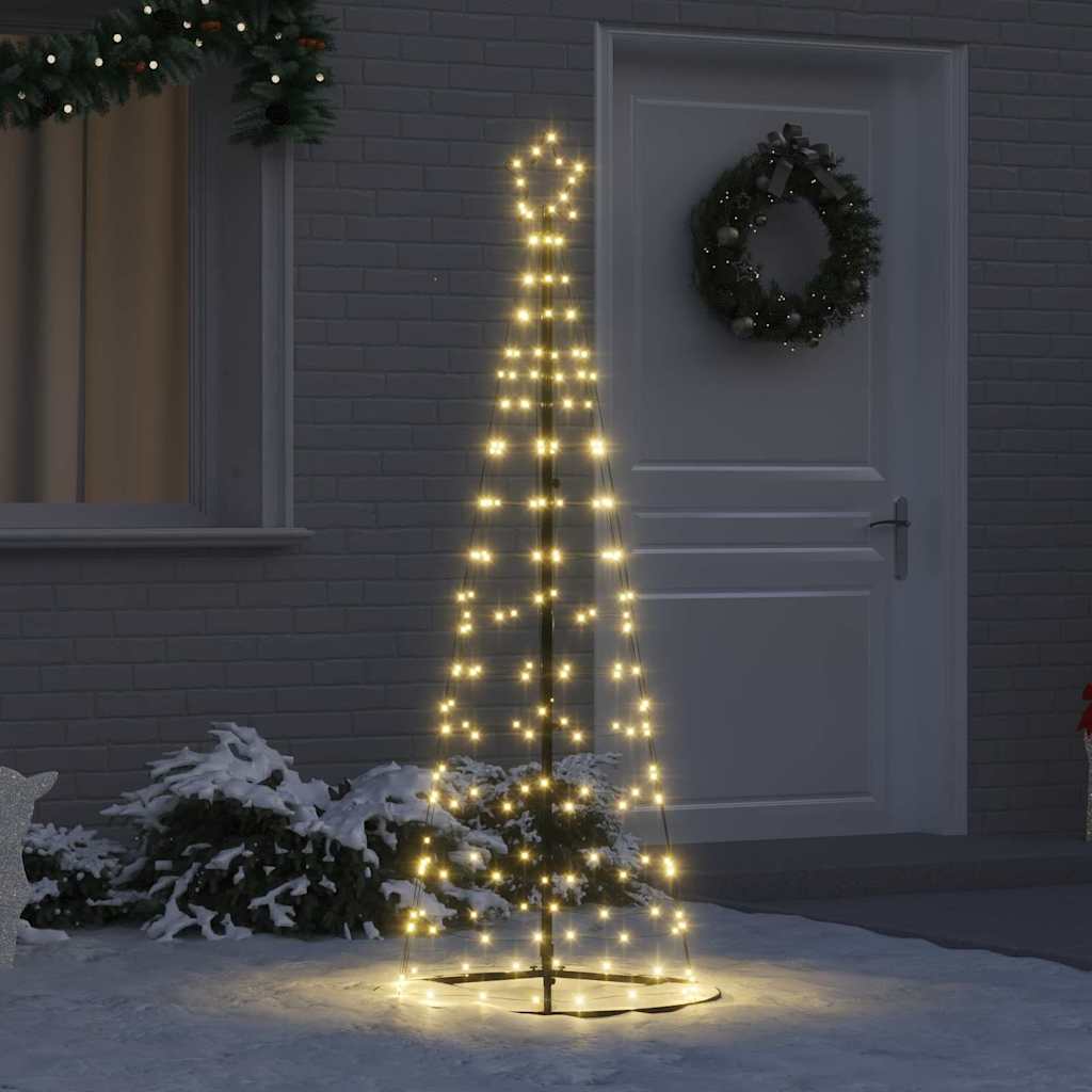 LED Christmas Tree with 390 Warm White LEDs 250 Cm Iron