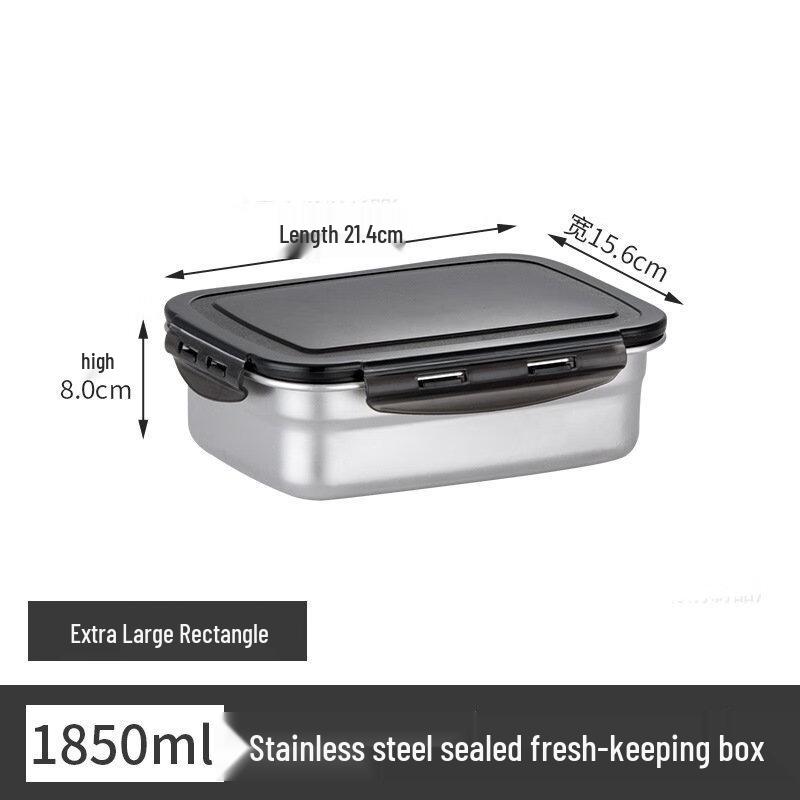 ZISIZ Stainless Steel Food Storage Container