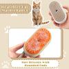 Cat Dog Pet Spray Massage Brush 3 In 1 One Button Steam Spray Folding Rotatable Floating Hair Bath Hair Removal Brush Comb