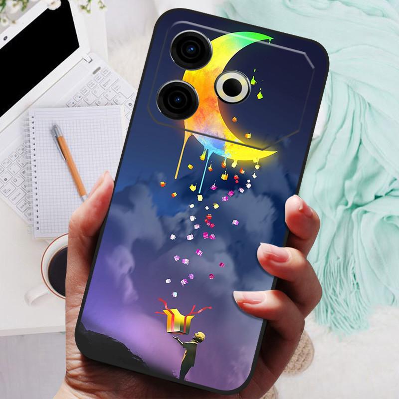 Für Tecno Pova 6 Neo Hülle Pova6 Neo Luxus Handy Silikon Rückseite Für Tecno Pova 6 Neo Hüllen Pova 6Neo Schutzhülle Capas