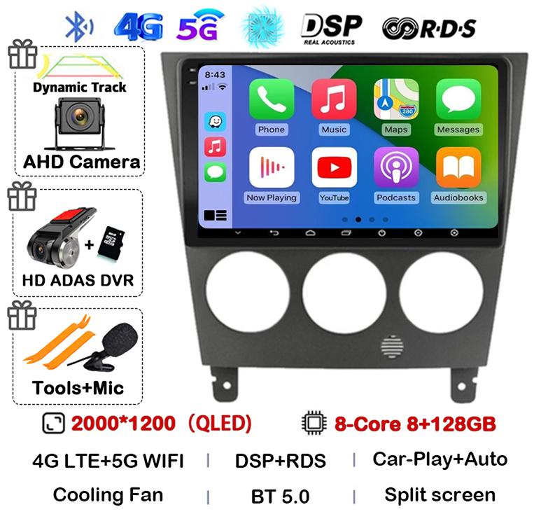 Android 14 Carplay Auto 4G Wifi For Subaru Impreza GD GG 2002 - 2007 Car Radio Multimedia Player GPS 360 Camera Stereo Head Unit