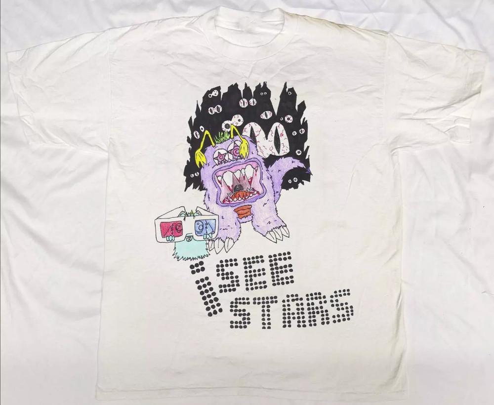 

i SEE STARS Band Collection Gift for Fans S to 5XL White T-shirt K902 Unisex T-Shirt S