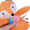 Dog Toys for Small Large Dogs Animal Plush Dog Squeaky Toy Puppy Chew Toys Bite Resistant Pet Toy With Sounding Collision Color