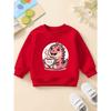 European sizes Cute Little Dinosaur Animal New Crewneck Sweatshirt | Casual Long-Sleeve Pullover with Slightly Stretchy Fabric, Perfect for Kids.