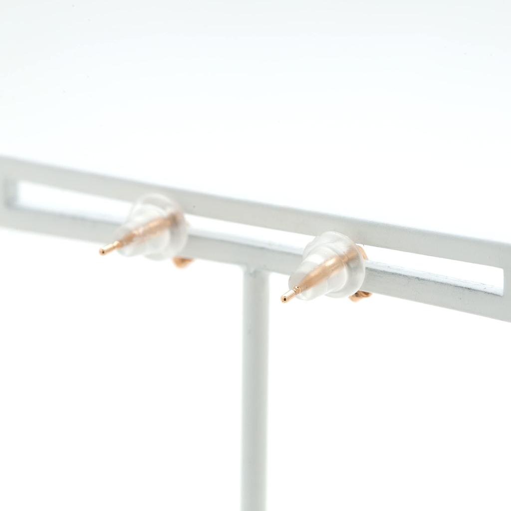 ESTELLE K10 Pink Gold Diamond Earrings, 0212-1443-0022-0000