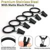 10-30Pcs Curtain Rings Clips for Curtain Hanging Photos Hats Rustproof Vintage Decoration Wire Holder Home DIY Storage Clips