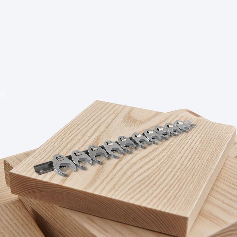10Pcs/Set 10-22mm Crowfoot Wrenches Metric Foot Horn Wrench Head For Torque Wrench Keys Set