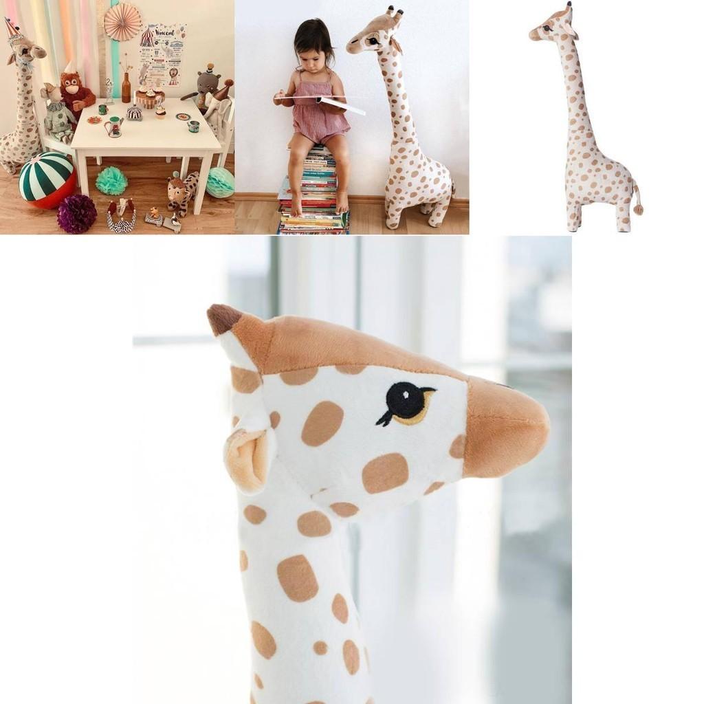 Cute Giraffe Plush Toy Sleeping Pillow For Kids Bedroom Decor And Nap Support