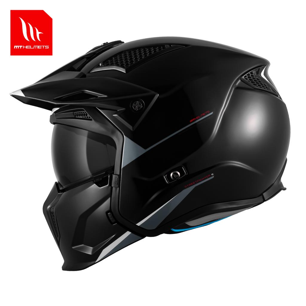 Motorcycle Modular Mt Helmet Spain Streetfighter Single Visor Quick-Release