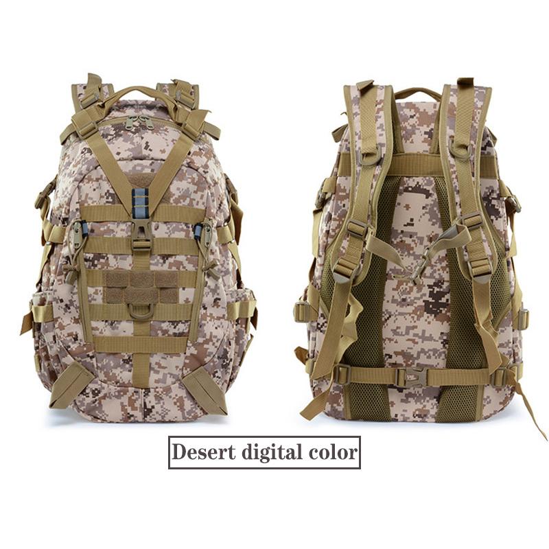 Men's Backpack Hiking Cross-country Camping Travel Backpack Men's Camouflage Sports Outdoor Tactical Backpack
