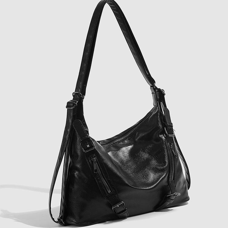 Women's Backpack 2025 Trendy Retro Soft Leather Multifunctional Large Capacity Underarm Shoulder Bag High-end Commuting Tote Bag