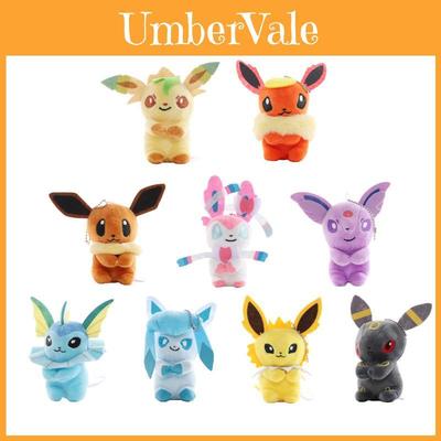 Cartoon Pokemon Plush Keychain Doll Soft Material Easy To Carry