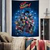 Vintage Film Scott Pilgrim VS The World Cartoon Wandteppich Kunst Science-Fiction Zimmer Heimdekoration Wandbehang Heimdekoration