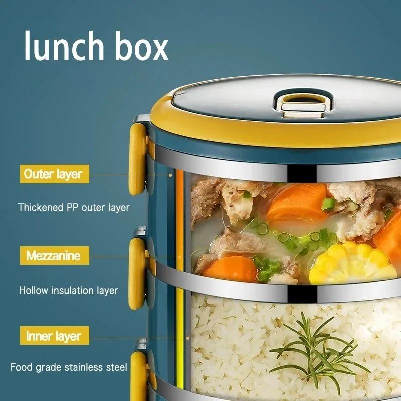 Portable Insulated Bento Box for Kids - Thermo Food Container with Lunch Bag | Food Warmer