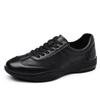 2025 Spring Men's Casual Breathable Cowhide Leather Shoes - Soft Genuine Leather Design
