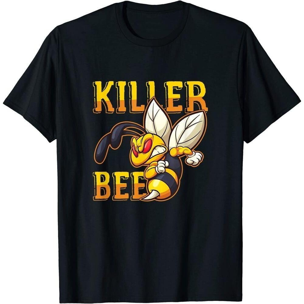 Футболка унисекс Awesome Killer Bee Hornet Yellowjacket Honeybee Lover S чёрный