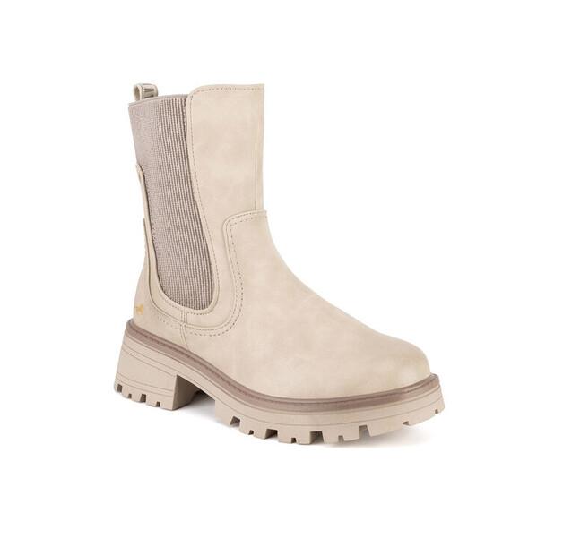 Mustang 1469-501 Beige Ankle Boots